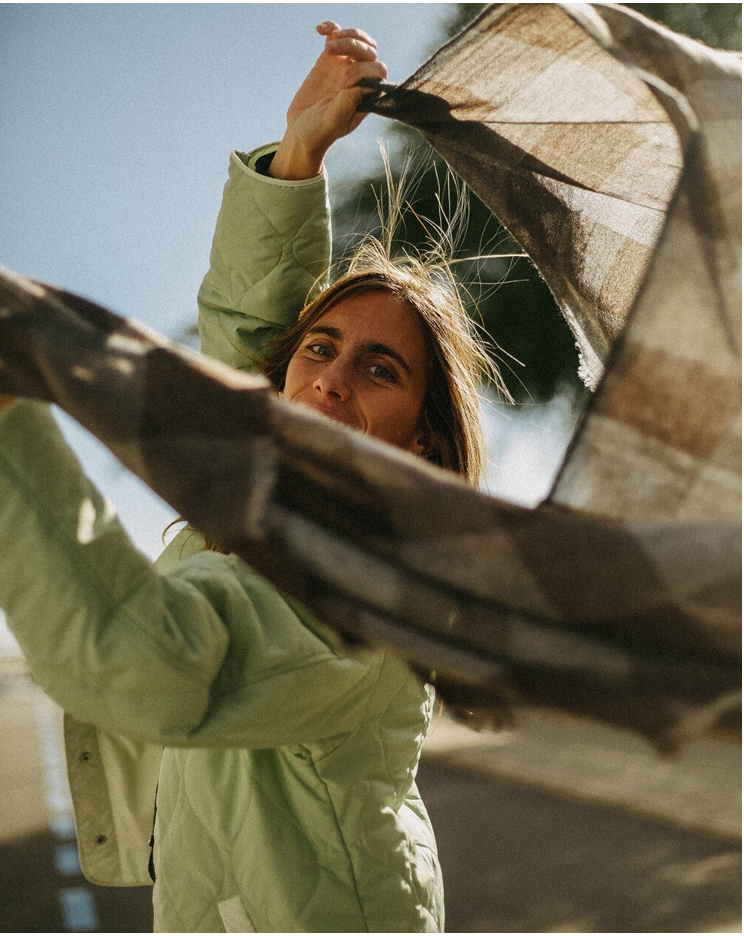 CHAL VICHY CASHMERE MARRON