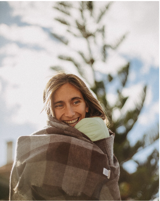 CHAL VICHY CASHMERE MARRON