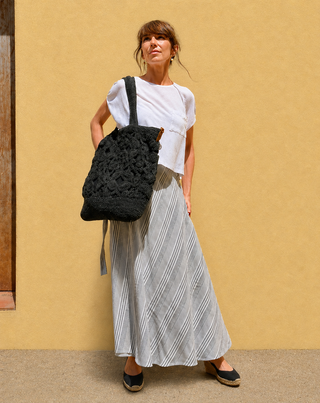 Bolso grande cuadrado
