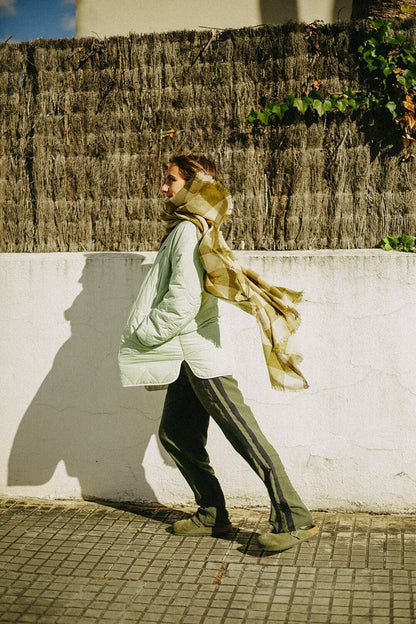 CHAL VICHY CASHMERE VERDE