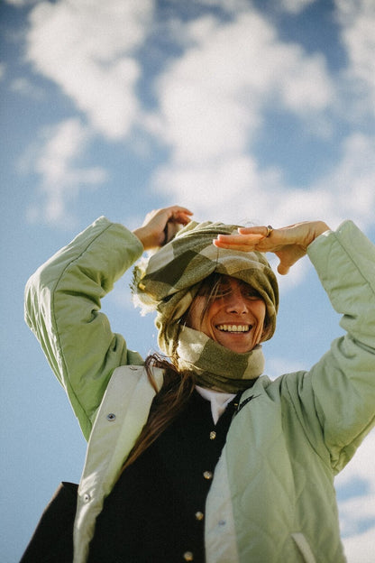 CHAL VICHY CASHMERE VERDE