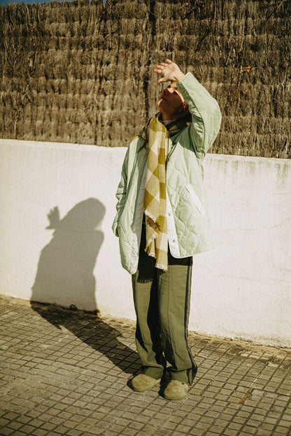 CHAL VICHY CASHMERE VERDE