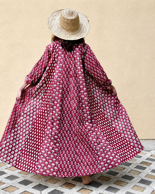 Vestido largo tablas