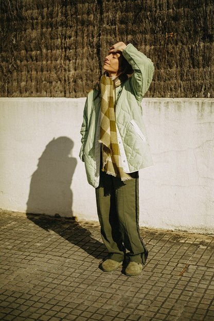 CHAL VICHY CASHMERE VERDE