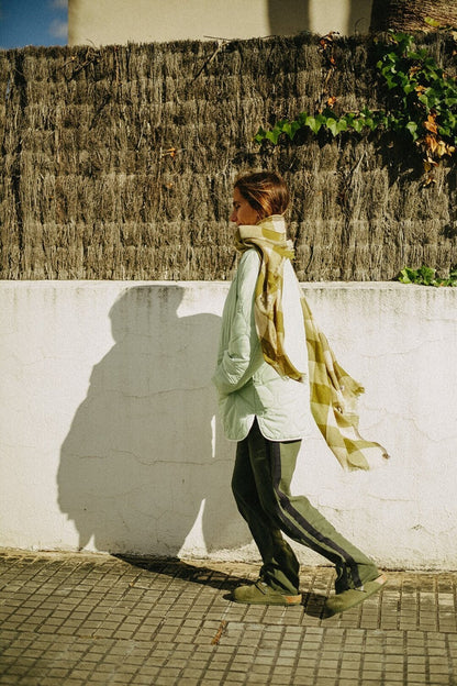 CHAL VICHY CASHMERE VERDE