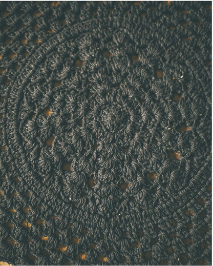 BAJO PLATO CROCHET ALGODON