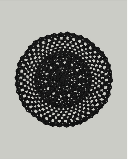 BAJO PLATO CROCHET ALGODON