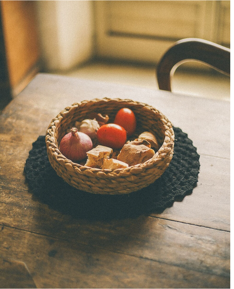 BAJO PLATO CROCHET ALGODON