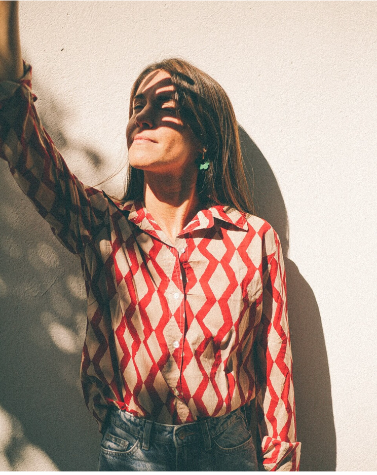 CAMISA BLUSA CENEFAS 100% Algodón