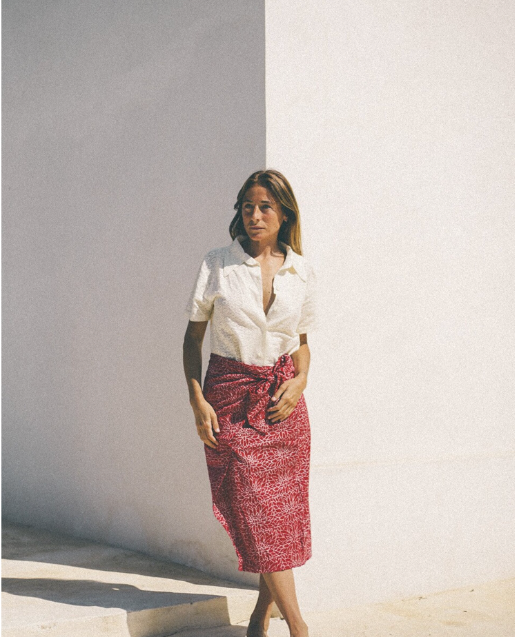 CAMISA ENCAJE FLORES