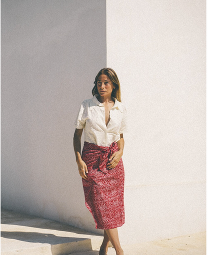 CAMISA ENCAJE FLORES