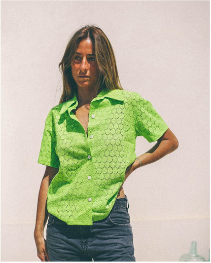 CAMISA ENCAJE FLORES