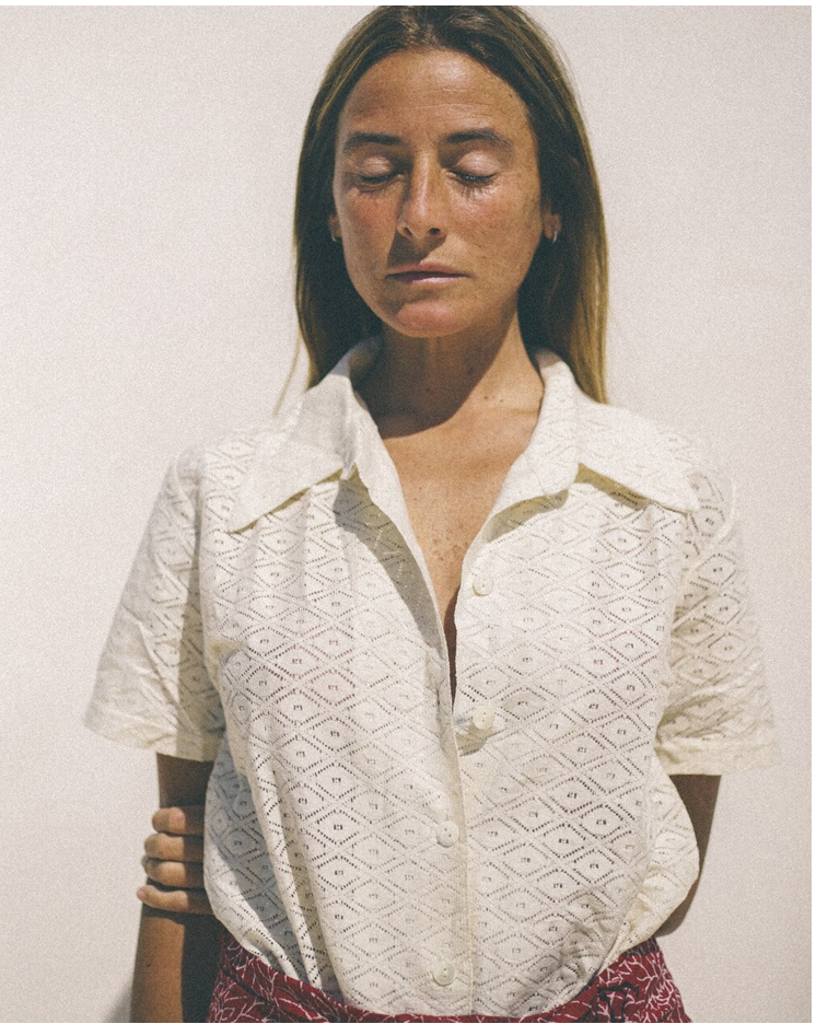 CAMISA ENCAJE FLORES