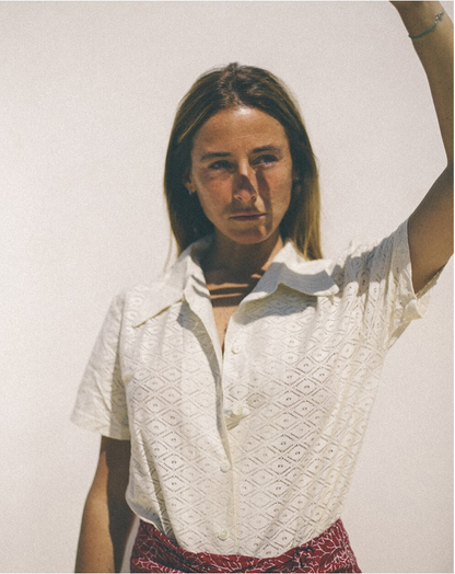 CAMISA ENCAJE FLORES