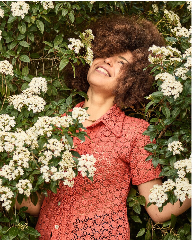 CAMISA ENCAJE FLORES