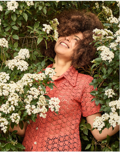 CAMISA ENCAJE FLORES