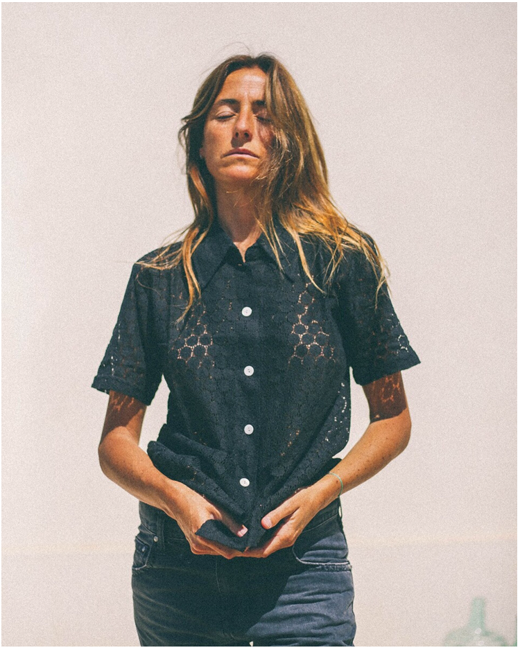 CAMISA ENCAJE FLORES