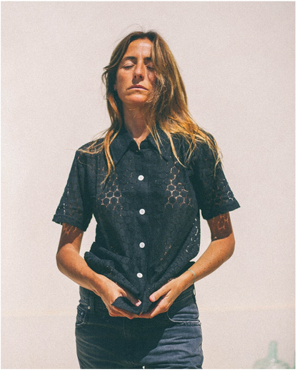 CAMISA ENCAJE FLORES