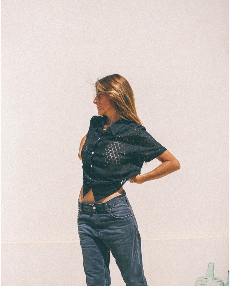 CAMISA ENCAJE FLORES