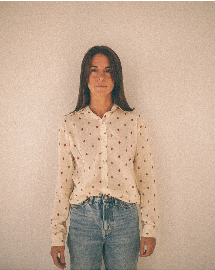 CAMISA ROMBOS 100% algodón