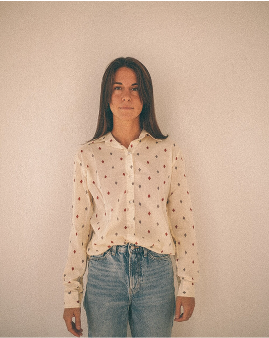 CAMISA ROMBOS 100% algodón