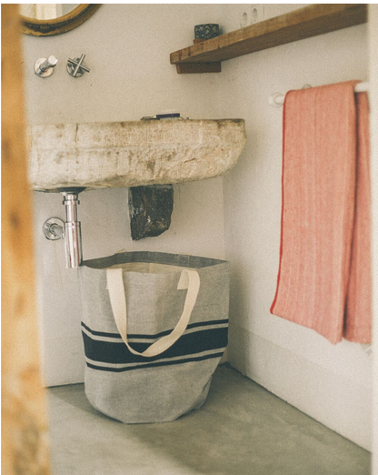 CESTA DE ALGODÓN CON ASAS