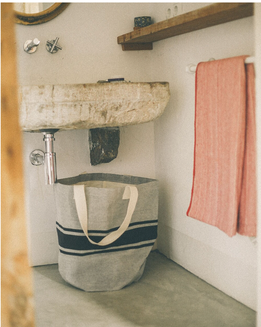 CESTA DE ALGODÓN CON ASAS