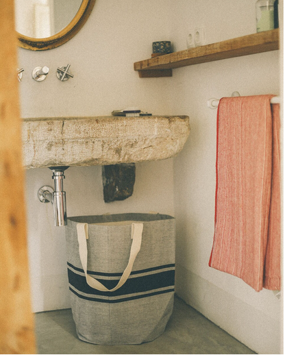 CESTA DE ALGODÓN CON ASAS