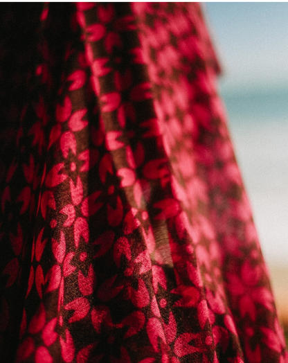 CHAL BABYCASHMERE FLOR GEOMÉTRICA LILA