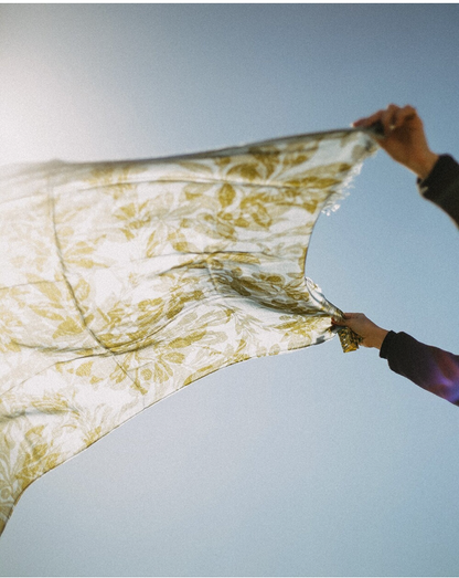 CHAL BABYCASHMERE FLOR VERDE