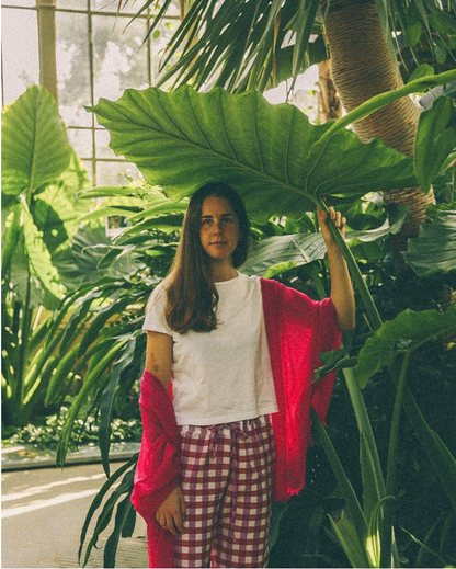 CHAL LISO CASHMERE FUCSIA