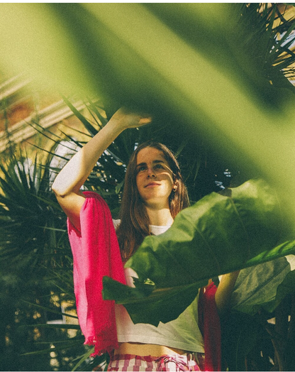 CHAL LISO CASHMERE FUCSIA