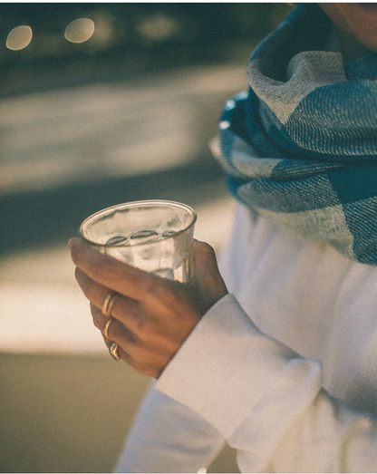 CHAL VICHY CASHMERE AZUL