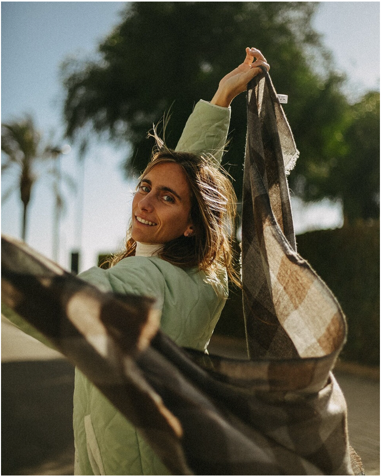 CHAL VICHY CASHMERE MARRON