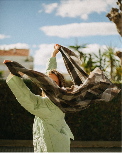 CHAL VICHY CASHMERE MARRON