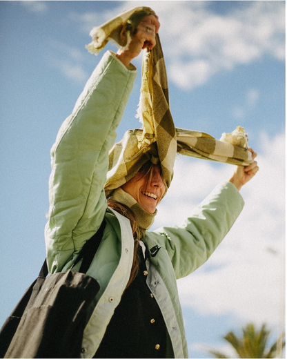 CHAL VICHY CASHMERE VERDE