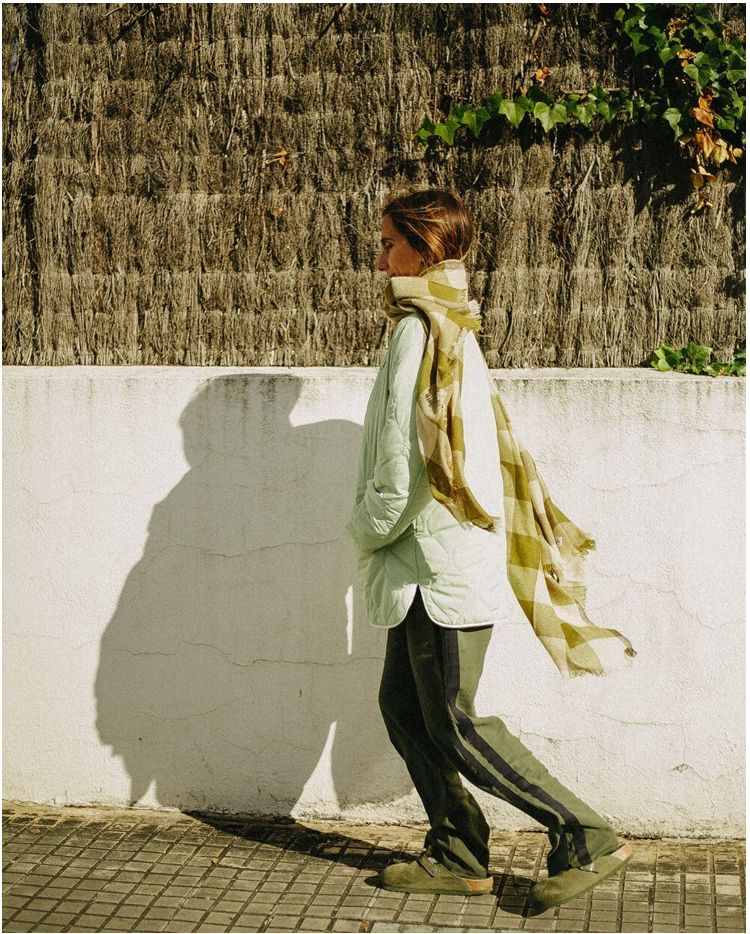 CHAL VICHY CASHMERE VERDE