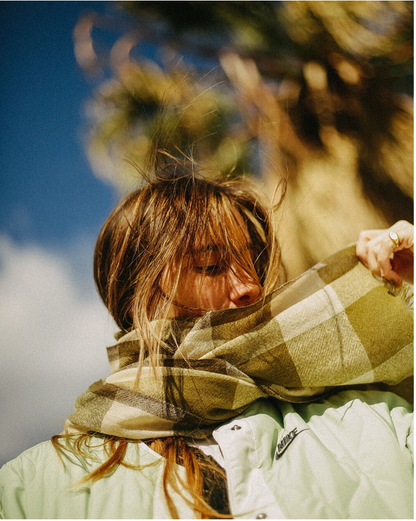 CHAL VICHY CASHMERE VERDE