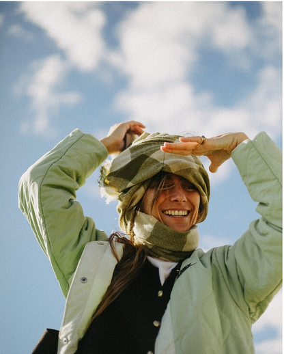 CHAL VICHY CASHMERE VERDE