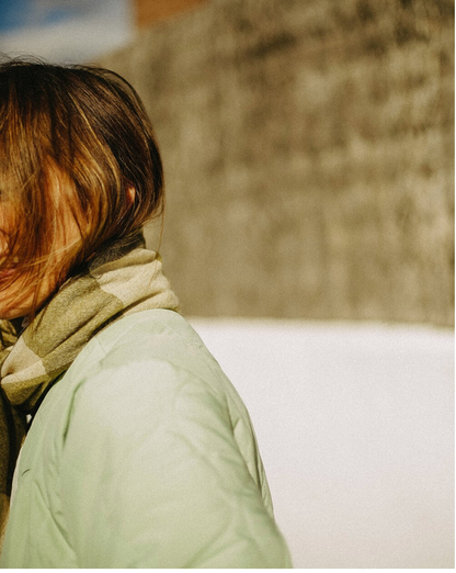 CHAL VICHY CASHMERE VERDE