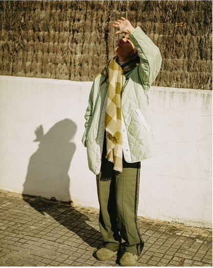 CHAL VICHY CASHMERE VERDE