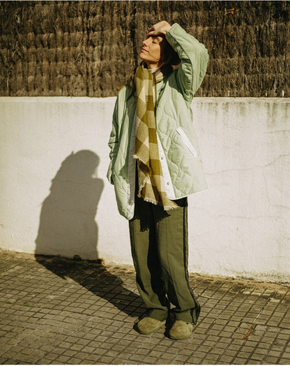 CHAL VICHY CASHMERE VERDE