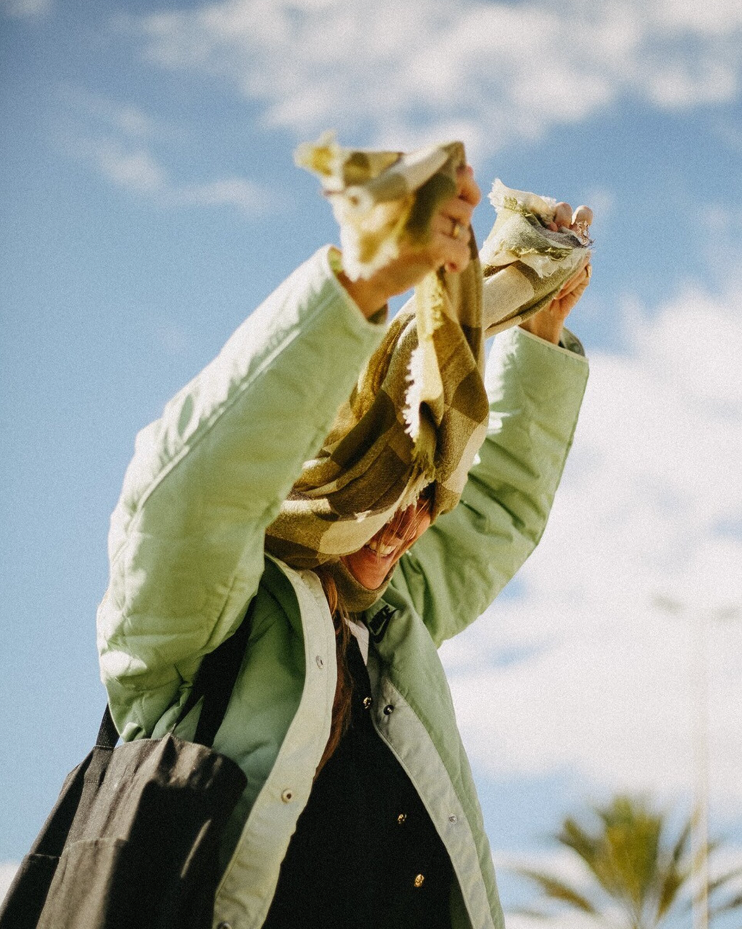 CHAL VICHY CASHMERE VERDE