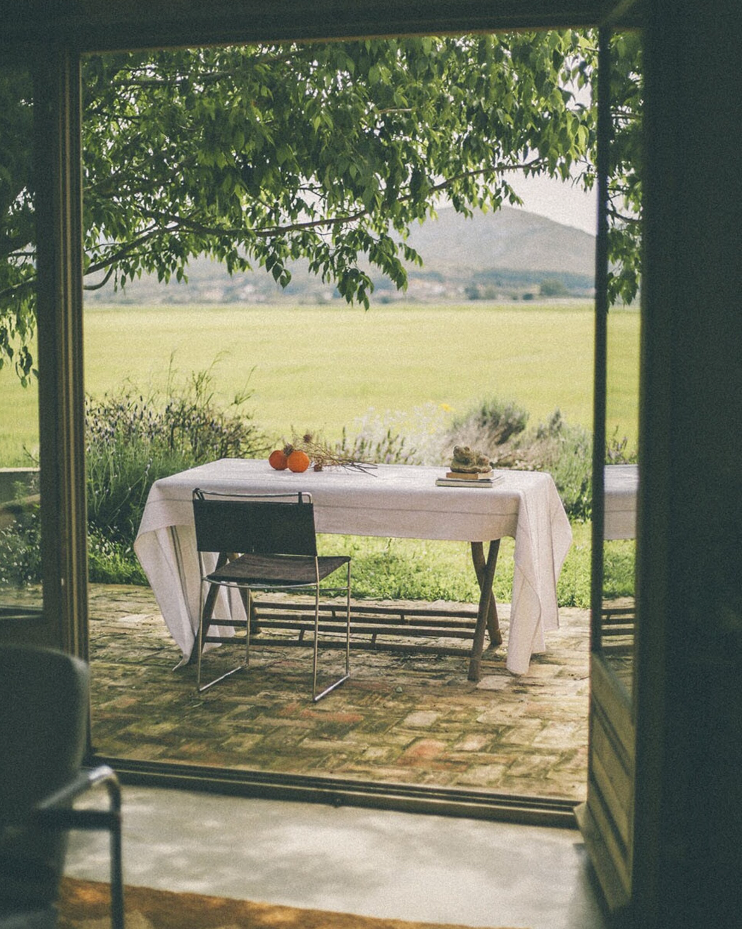 MANTEL DE ALGODON CON LINEAS GRISES 300x125cm