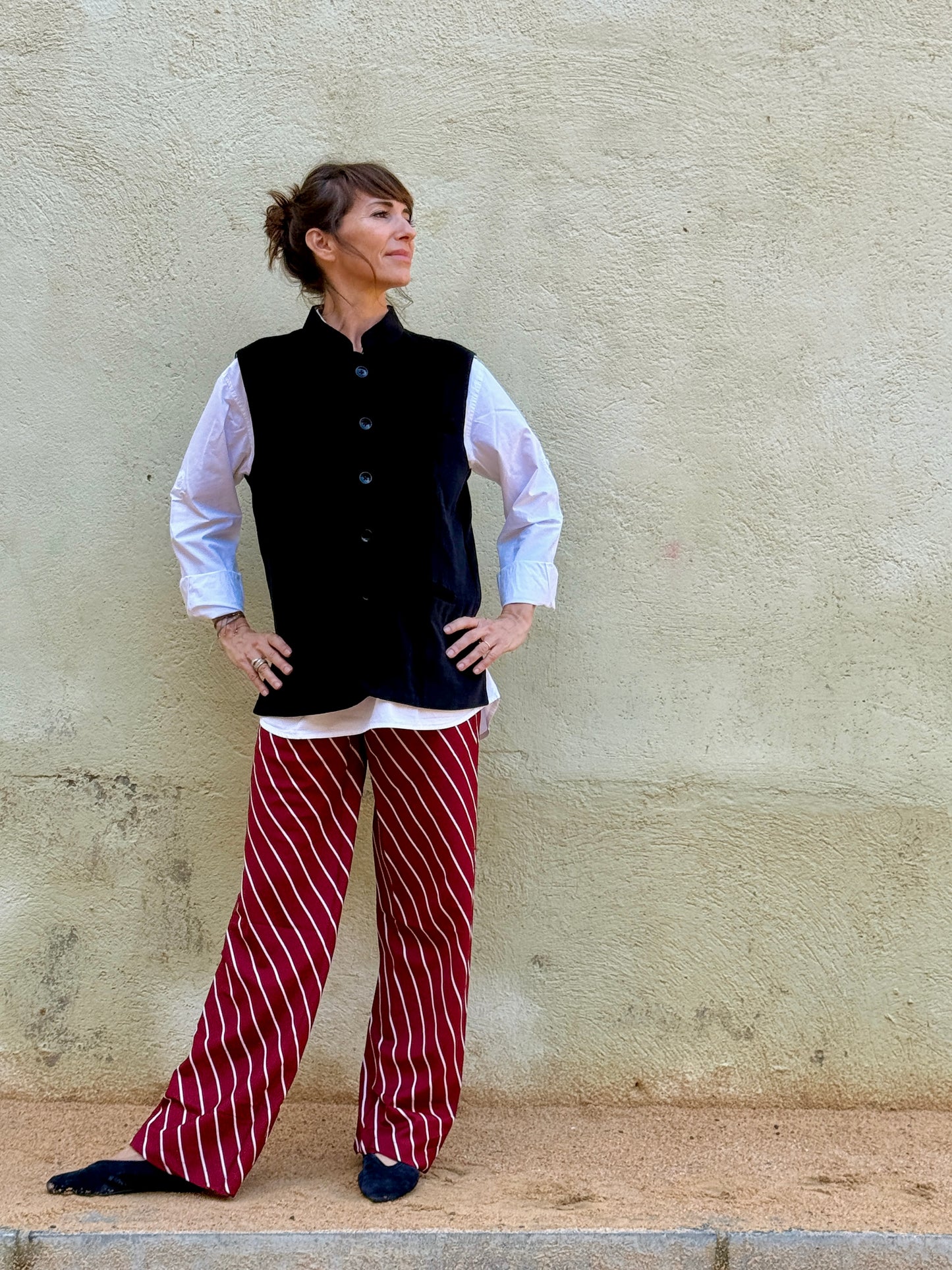 Chaleco de terciopelo