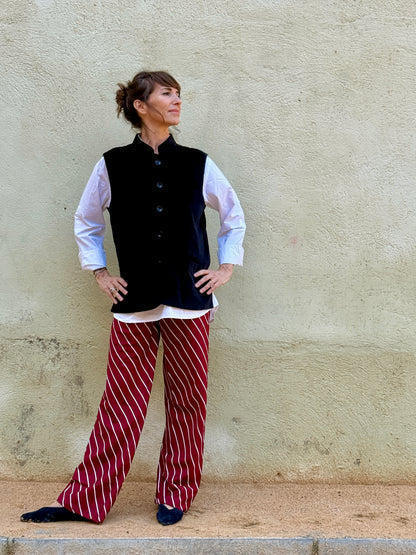 Chaleco de terciopelo