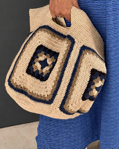 Bolso de mano de ganchillo