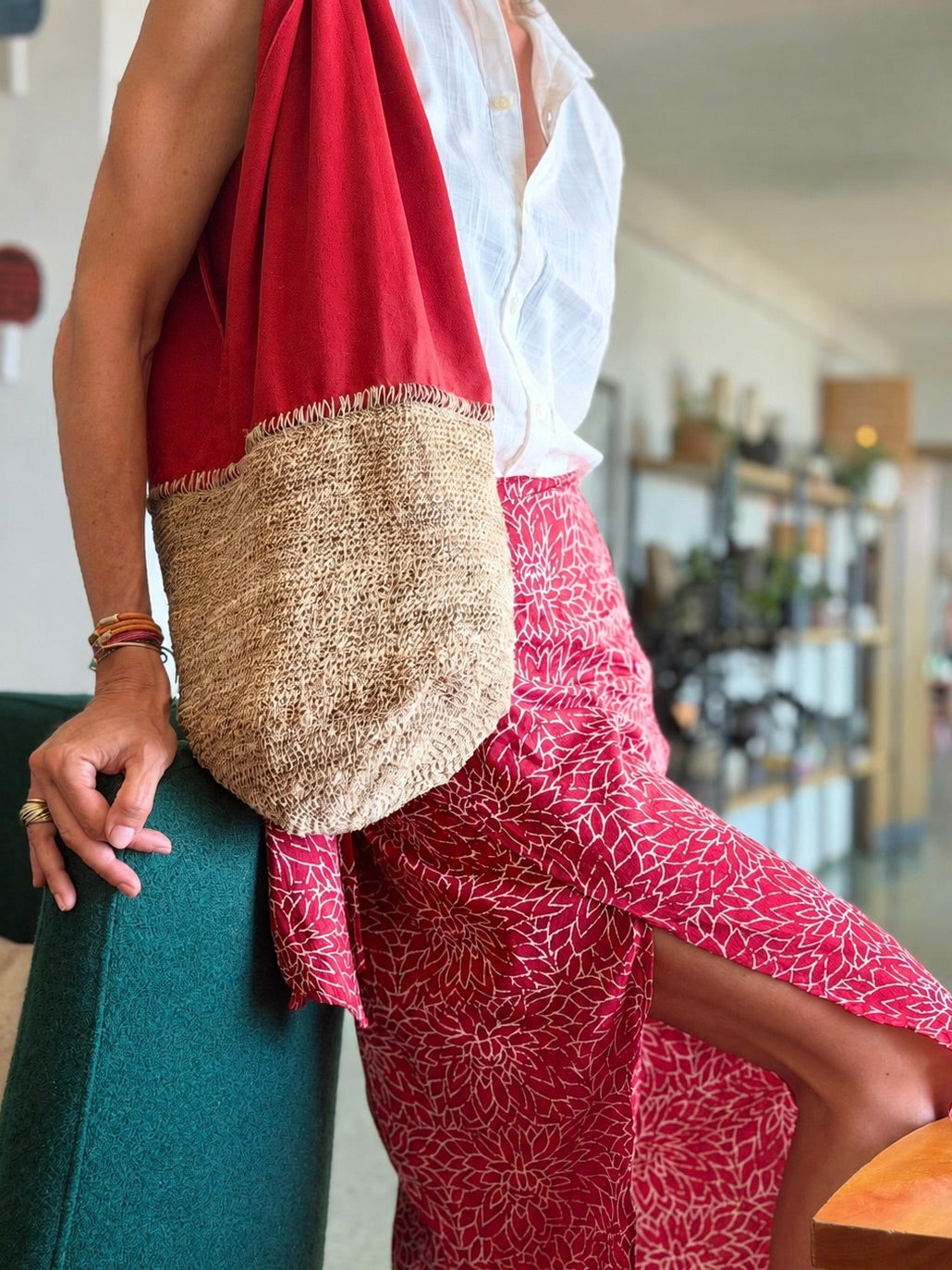 Falda Midi con abertura