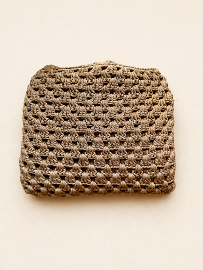 Chal triangular de crochet