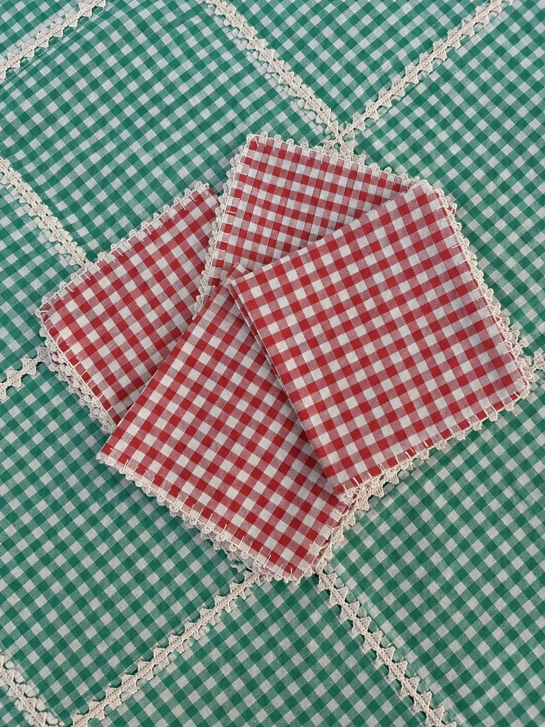 Servilletas de mesa Vichy